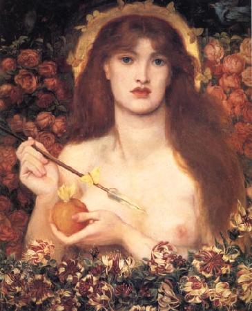 Dante Gabriel Rossetti Venus Vertisordia Norge oil painting art